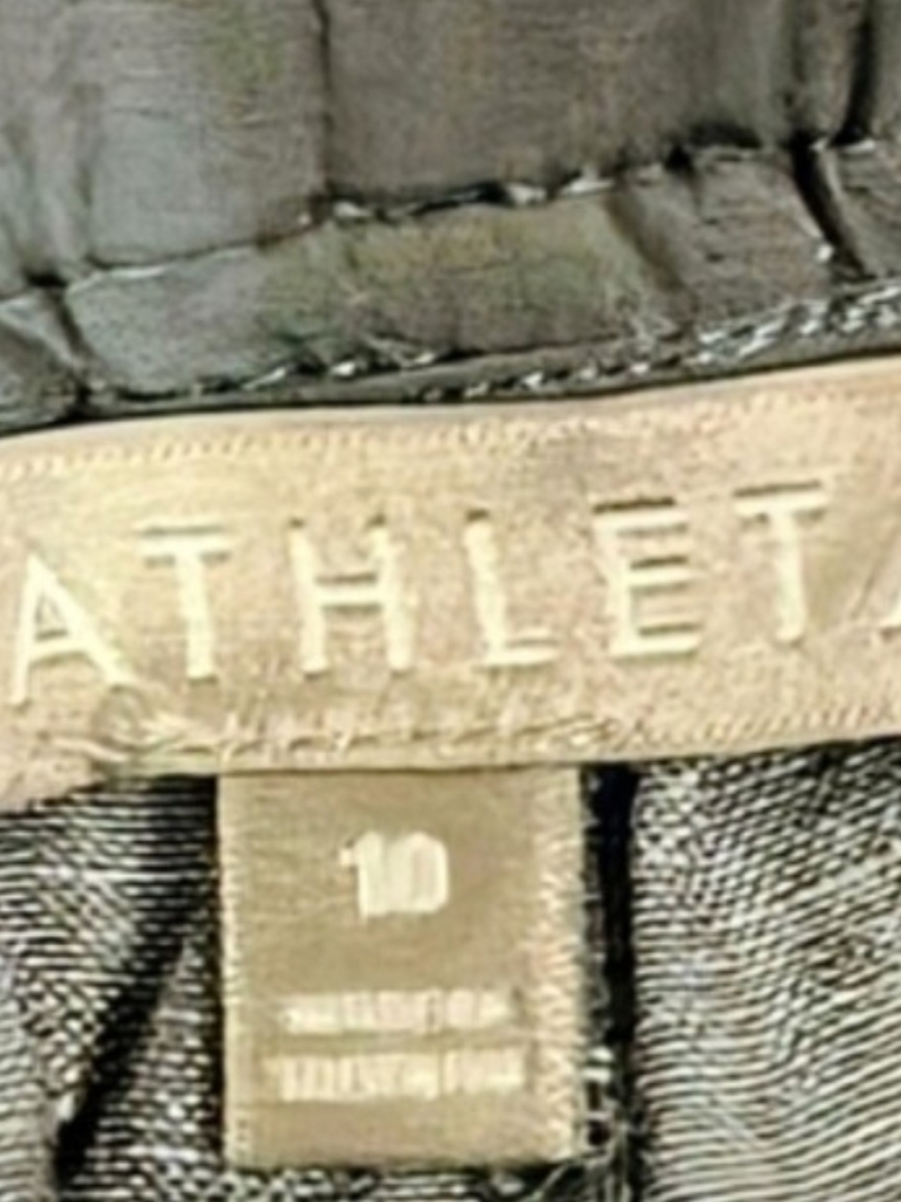 Athleta Women’s Light Gray Elastic-Waist Drawstring Shorts - Picture 3 of 3